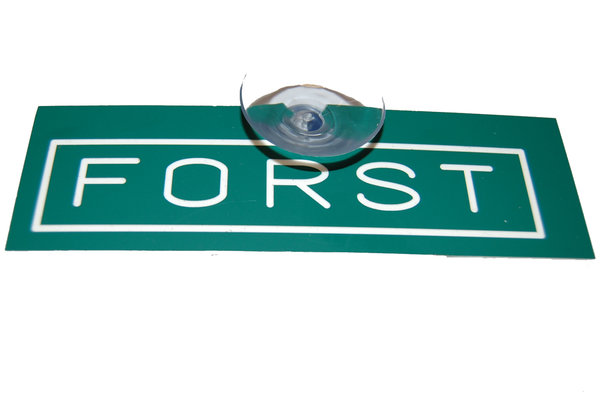 Autoschild " Forst"